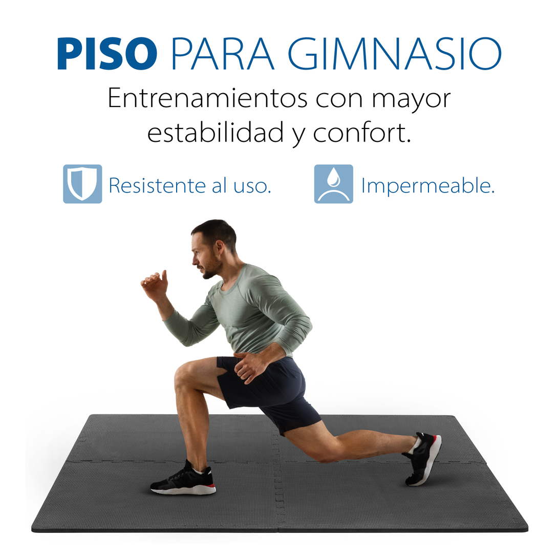 Paquete De Piso Para Gimnasio Soft Eva Foam Rompecabezas 4pz - Altera