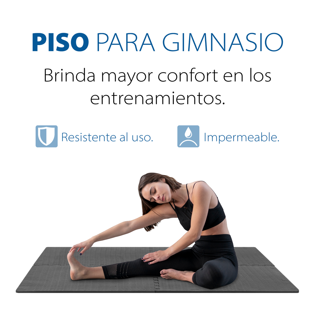 Paquete De Piso Para Gimnasio Soft Eva Foam Rompecabezas 4pz - Altera