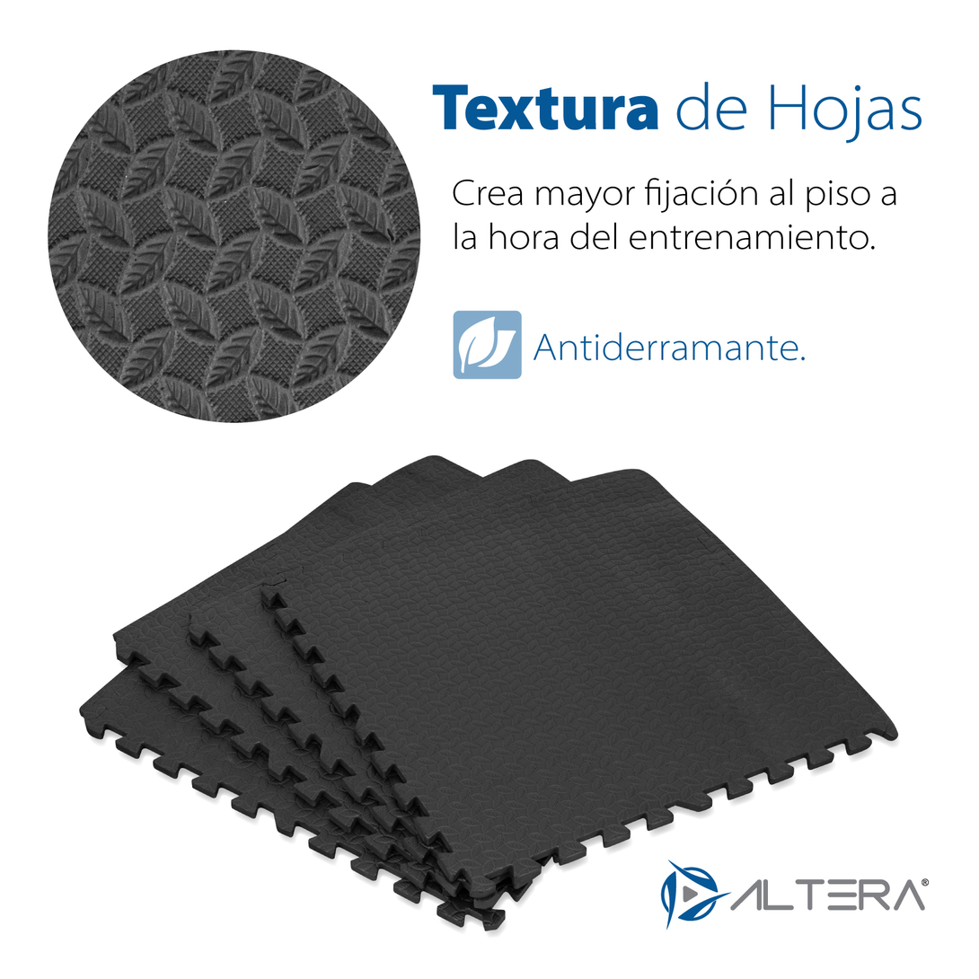 Paquete De Piso Para Gimnasio Soft Eva Foam Rompecabezas 4pz - Altera