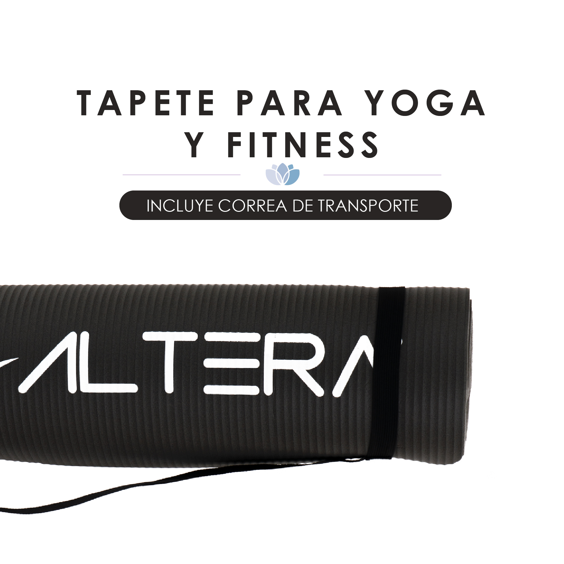 Tapete Yoga + Bandas Resistencia Altera Kit de entrenamiento