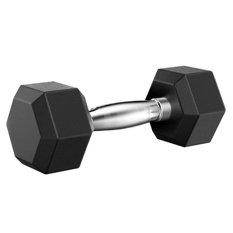 Mancuerna Hexagonal 42.5 kg / 93 Lb con forro De Neopreno