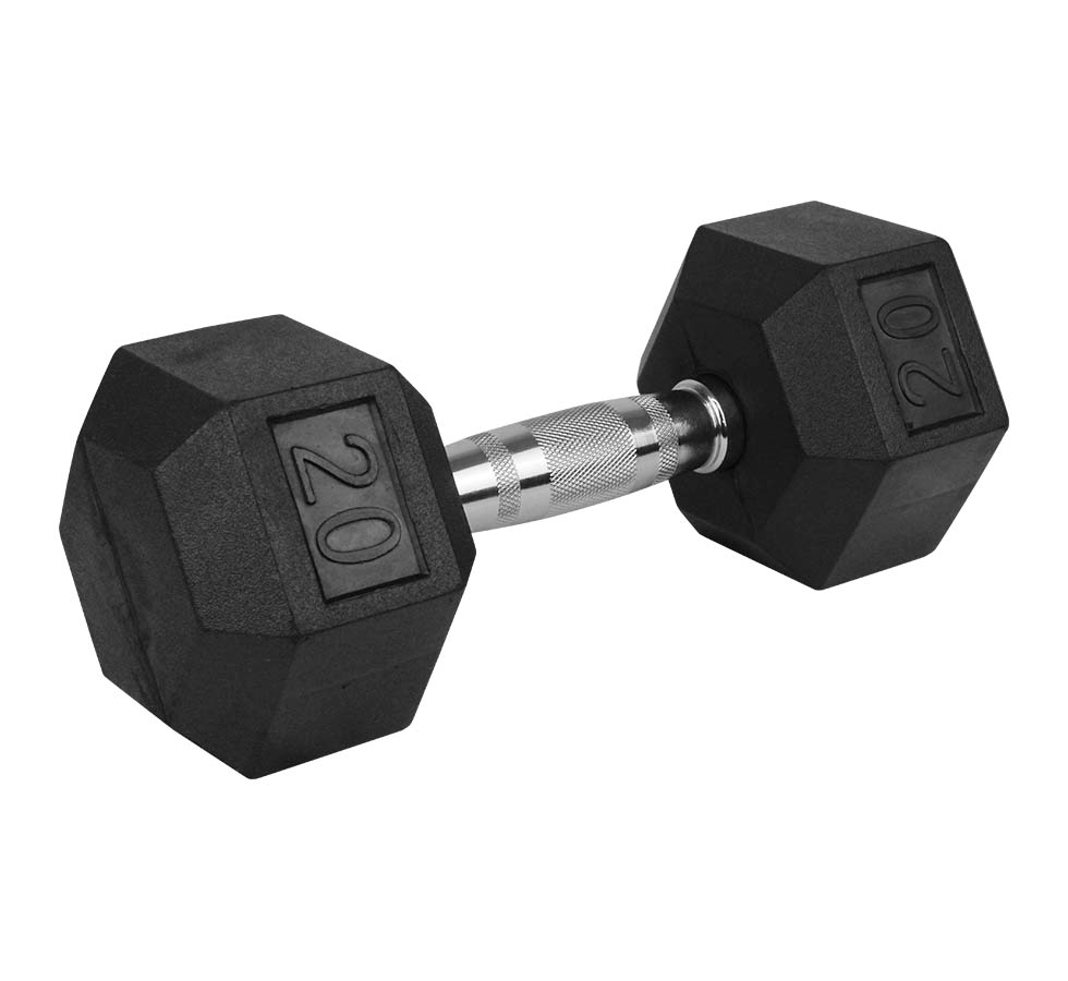 Kit 2 Mancuernas Hexagonales Acero Forro De Neopreno 20 Lbs - Altera